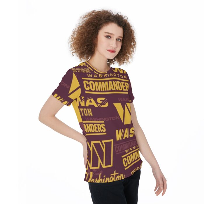 Washington Commanders Round Neck T-Shirt - Image 2