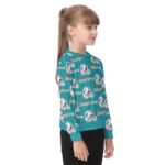 Miami Dolphins Zubaz All-Over Print Kid's Sweater - Image 2