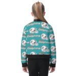 Miami Dolphins Zubaz All-Over Print Kid's Bomber Jacket