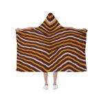 Washington Commanders Zubaz  Hooded blanket With Soft Fleece Lining