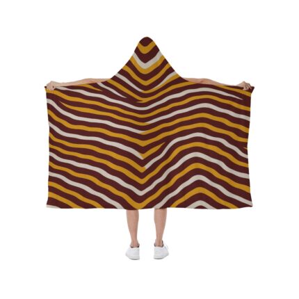 Washington Commanders Zubaz  Hooded blanket With Soft Fleece Lining