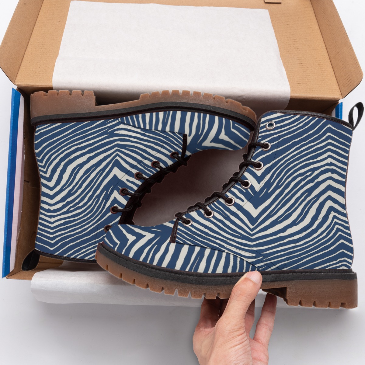 Dallas Cowboys Zubaz All-Over Print Women's Martin Short Boots - Image 2