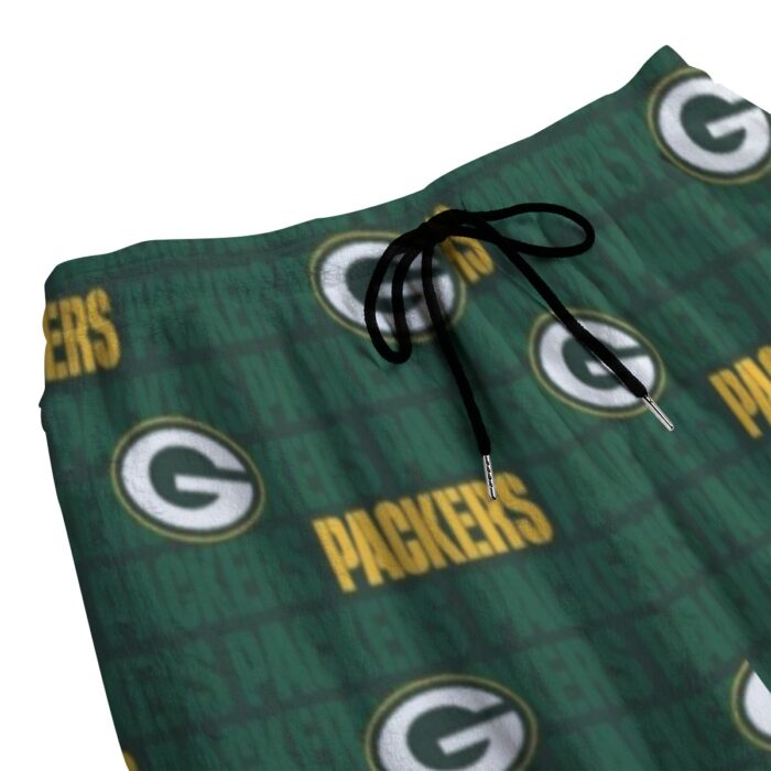 Green Bay Packers All-Over Print Unisex Thicken Pajama Suit - Image 3