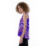 Buffalo Bills Zubaz All-Over Print Women's Loose Tank Top - Image 3