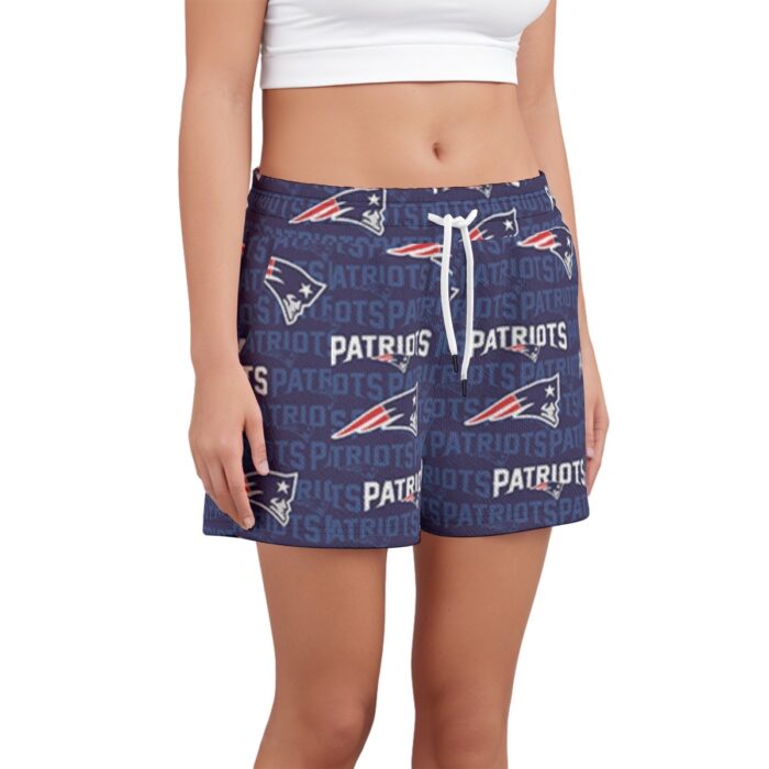 New England Patriots Zubaz All-Over Print Women's Shorts - Image 2