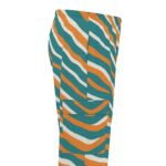 Miami Dolphins Zubaz All-Over Print Men's Cargo Pants|220GSM Birdseye - Image 2