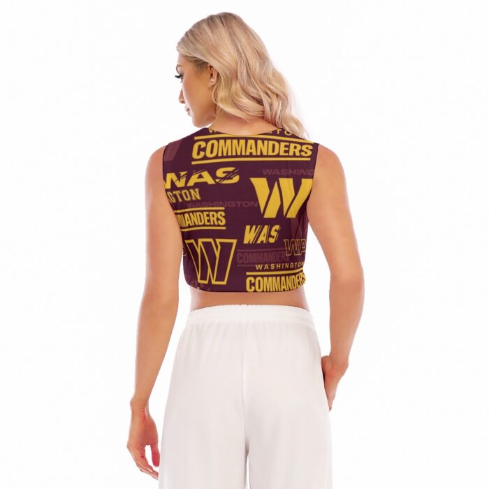 Washington Commanders Women's Sleeveless Cropped Top - Image 4