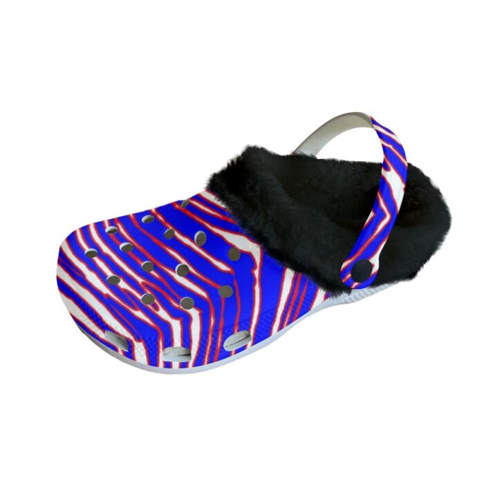Buffalo Bills Zubaz Men's Classic Clogs with Fleece - Image 6
