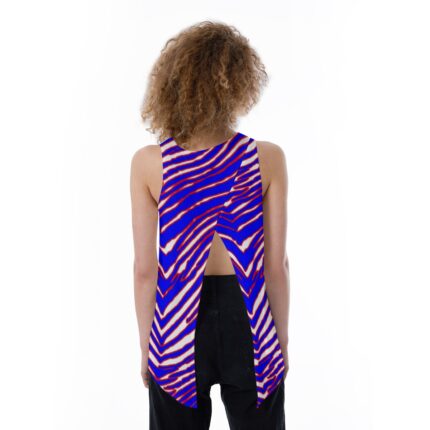 Buffalo Bills Zubaz All-Over Print Women's Loose Tank Top
