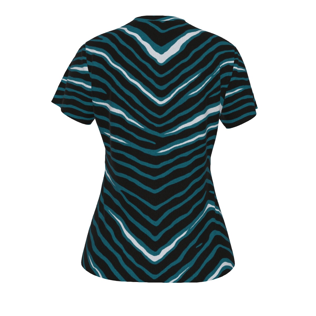 Philadelphia Eagles Zubaz All-Over Print Women's V-neck T-shirt - Image 2