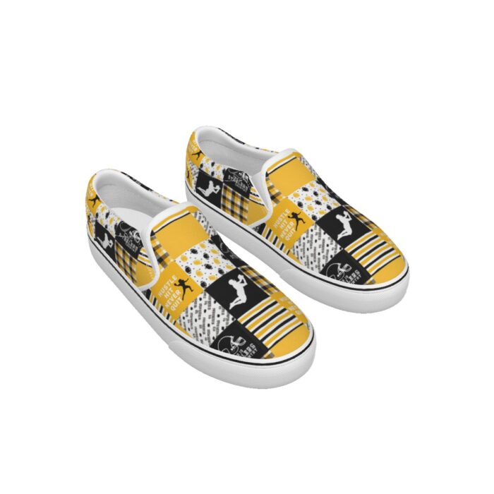 Pittsburgh Steelers Zubaz Women's Slip On Sneakers - Image 5