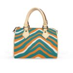 Miami Dolphins Zubaz Classic Barrel-Shaped PU Leather Handbag