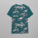 Philadelphia Eagles Zubaz All-Over Print Children's Sports T-Shirt - Image 2