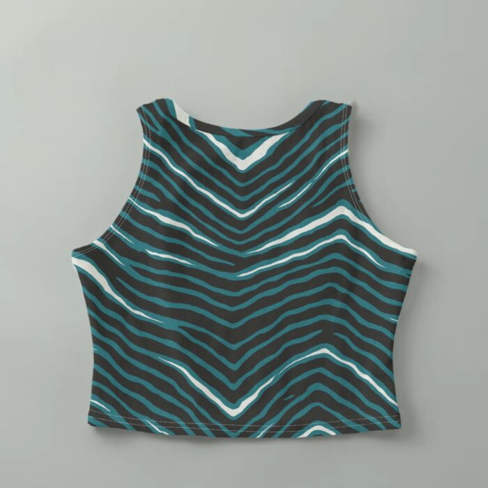 Philadelphia Eagles Zubaz All-Over Print High-Stretch Short Women's Tank Top - Image 2