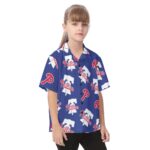 Philadelphia Phillies Kid's Hawaiian Vacation Shirt - Image 2