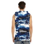 Dallas Cowboys Zubaz All-Over Print Men's Tank Hooded Vest