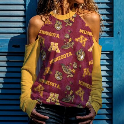 Minnesota - Golden Gophers Women's Cold Shoulder Sweatirt