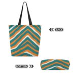 Miami Dolphins Zubaz Canvas shopping bag