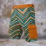 Miami Dolphins zubaz Cargo Shorts