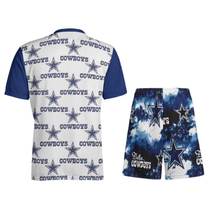 Dallas Cowboys Zubaz All-Over Print Children's Sports T-Shirt Set - Image 1