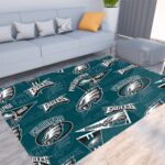 Philadelphia Eagles Zubaz Foldable Rectangular Thickened Floor Mat - Image 2