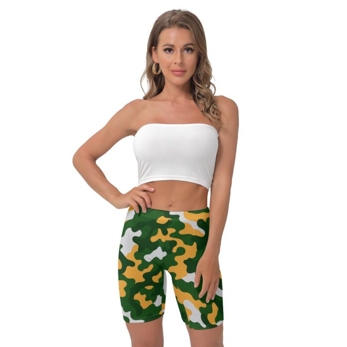 Green Bay Packers All-Over Print Women's Shorts - Image 4