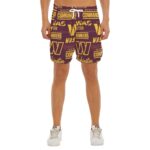 Washington Commanders  Men's Side Split Running Sport Shorts