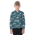 Philadelphia Eagles Zubaz All-Over Print Kid's Heavy Fleece Hoodie