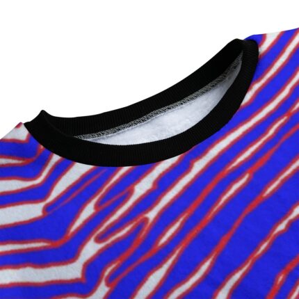Buffalo Bills Zubaz All-Over Print Unisex Thicken Pajama Suit