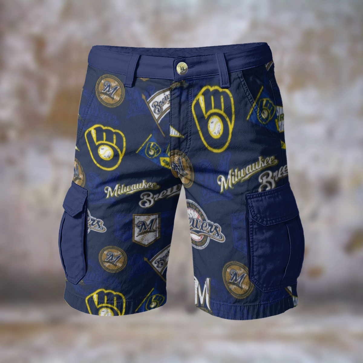 Milwaukee Brewers Cargo Shorts - Image 2