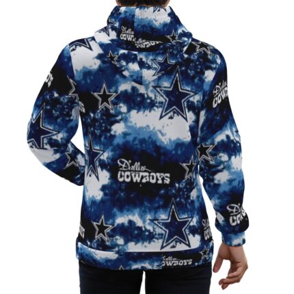 Dallas Cowboys Zubaz Eco-friendly All-Over Print Unisex Pullover Hoodie