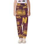 Washington Commanders  Kid's Casual Pants