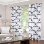 Dallas Cowboys Zubaz Blackout Grommet Curtains | 265(gsm)