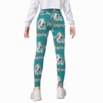 Miami Dolphins Zubaz All-Over Print Kid's Leggings - Image 3