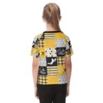 Pittsburgh Steelers Zubaz All-Over Print Kid's Raglan Sleeve T-shirt - Image 3