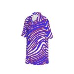 Buffalo Bills Zubaz All-Over Print Teenage Polo Collar Jersey |210GSM - Image 6