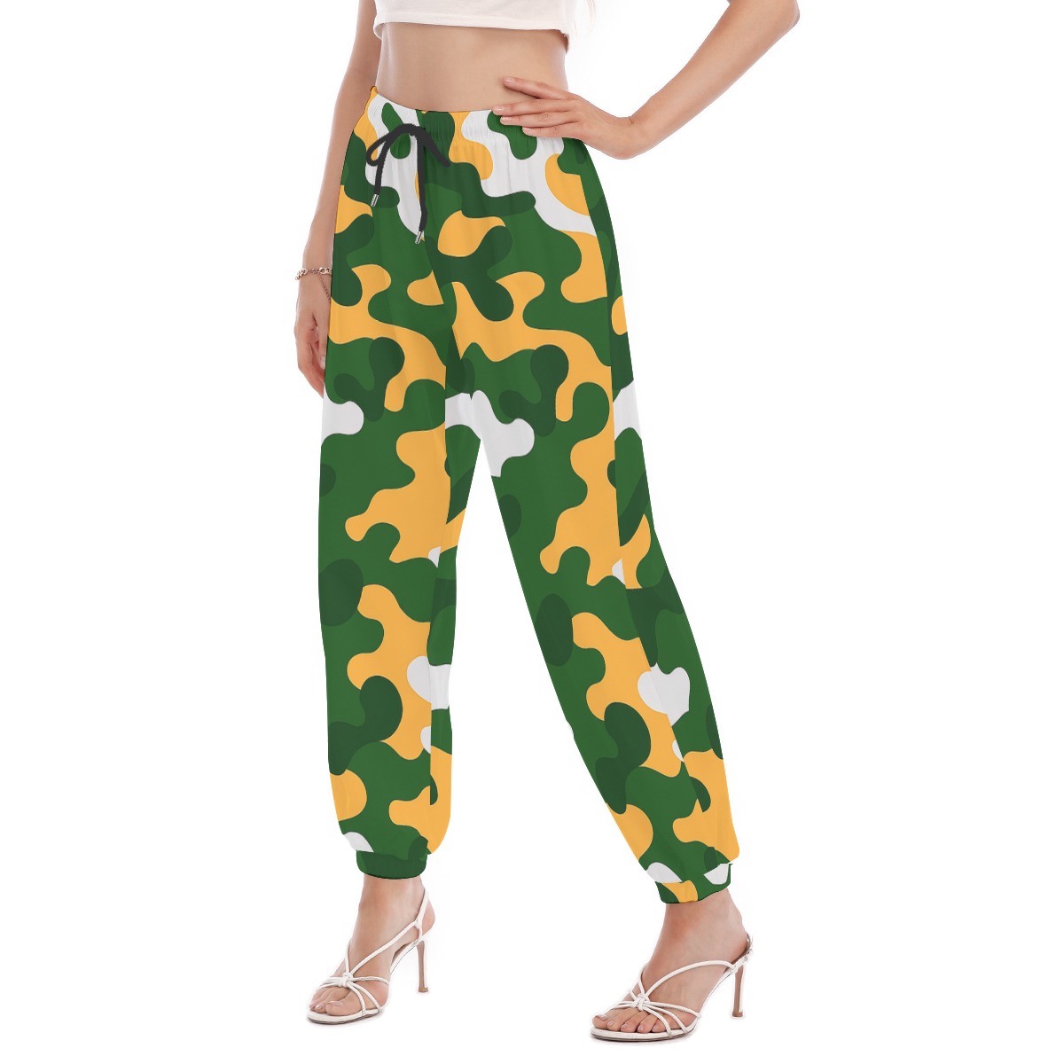 Green Bay Packers All-Over Print Women's Slim Bloomers - Image 3