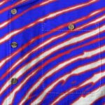 Buffalo Bills Zubaz All-Over Print Men's Casual Hawaiian Short Sleeve Shirt | 125GSM Cotton - Image 4