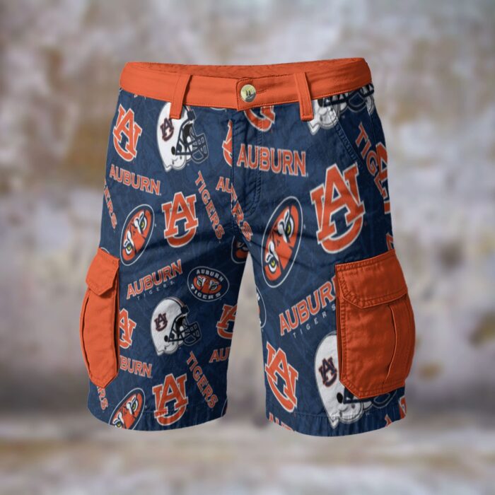 Auburn - Tigers University Cargo Shorts - Image 3