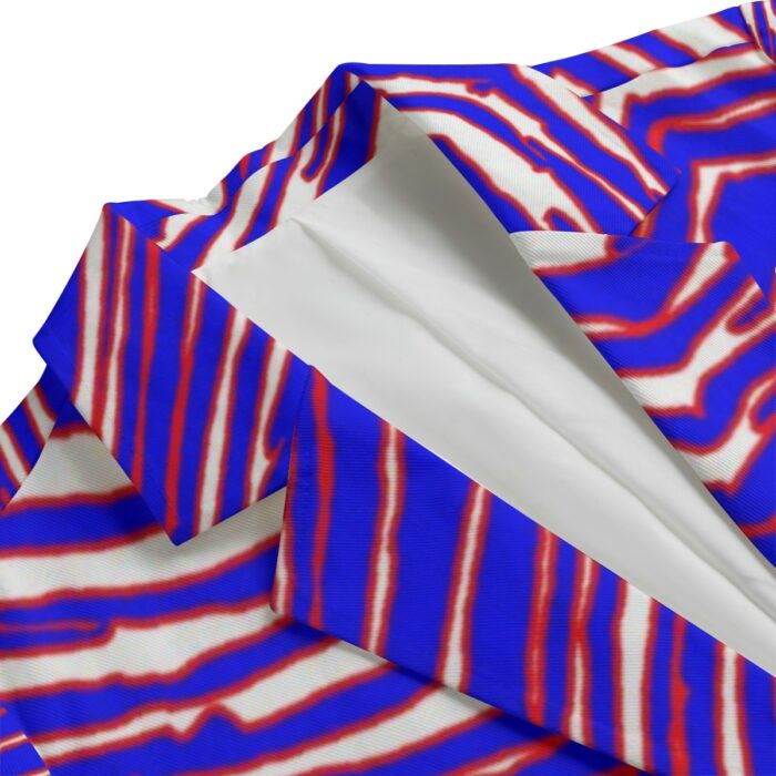 Buffalo Bills Zubaz All-Over Print Women's Leisure Blazer | 245GSM Cotton - Image 2