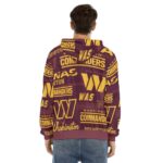 Washington Commanders Pullover Hoodie | Velvet - Image 2