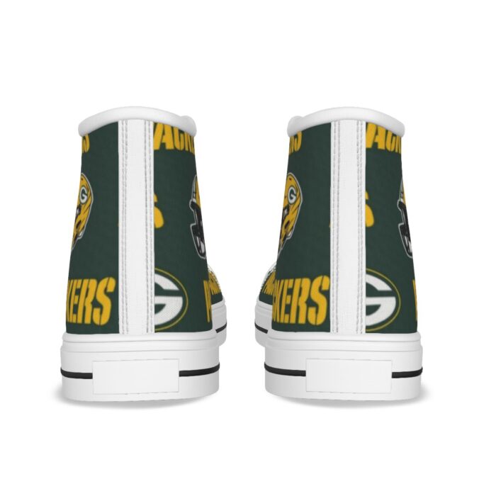 Green Bay Packers Men's Canvas Shoes - Image 5