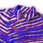 Buffalo Bills Zubaz All-Over Print Men's Casual Lapel Long Sleeve Shirt|125GSM Cotton - Image 3