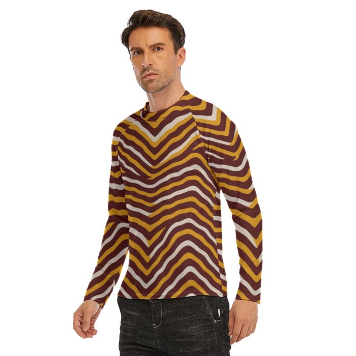 Washington Commanders zubaz Men's Long Sleeve Tight surf clothing - Image 3