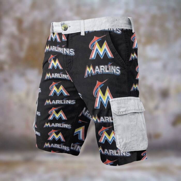 Miami Marlins Cargo Shorts - Image 3