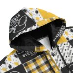 Pittsburgh Steelers Zubaz All-Over Print Men's Varsity Jacket - Image 4
