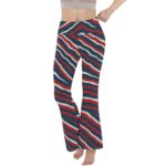 New England Patriots Zubaz All-Over Print Women's Reversible High-Waisted Yoga Pants - Image 3
