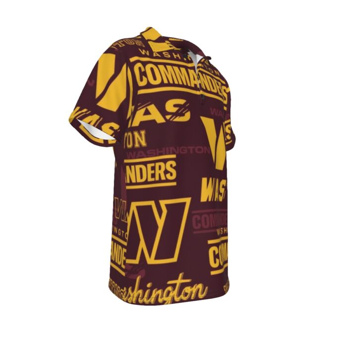 Washington Commanders  Men's Polo Shirt - Image 3