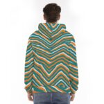 Miami Dolphins Zubaz All-Over Print Men's Hoodie With Placket Double Zipper