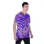 Buffalo Bills Zubaz All-Over Print Men's T-shirt | Birdseye - Image 3
